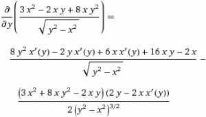 derivate formula wolfram mathematica online
